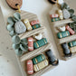 Tall Open Bookshelf Earrings
