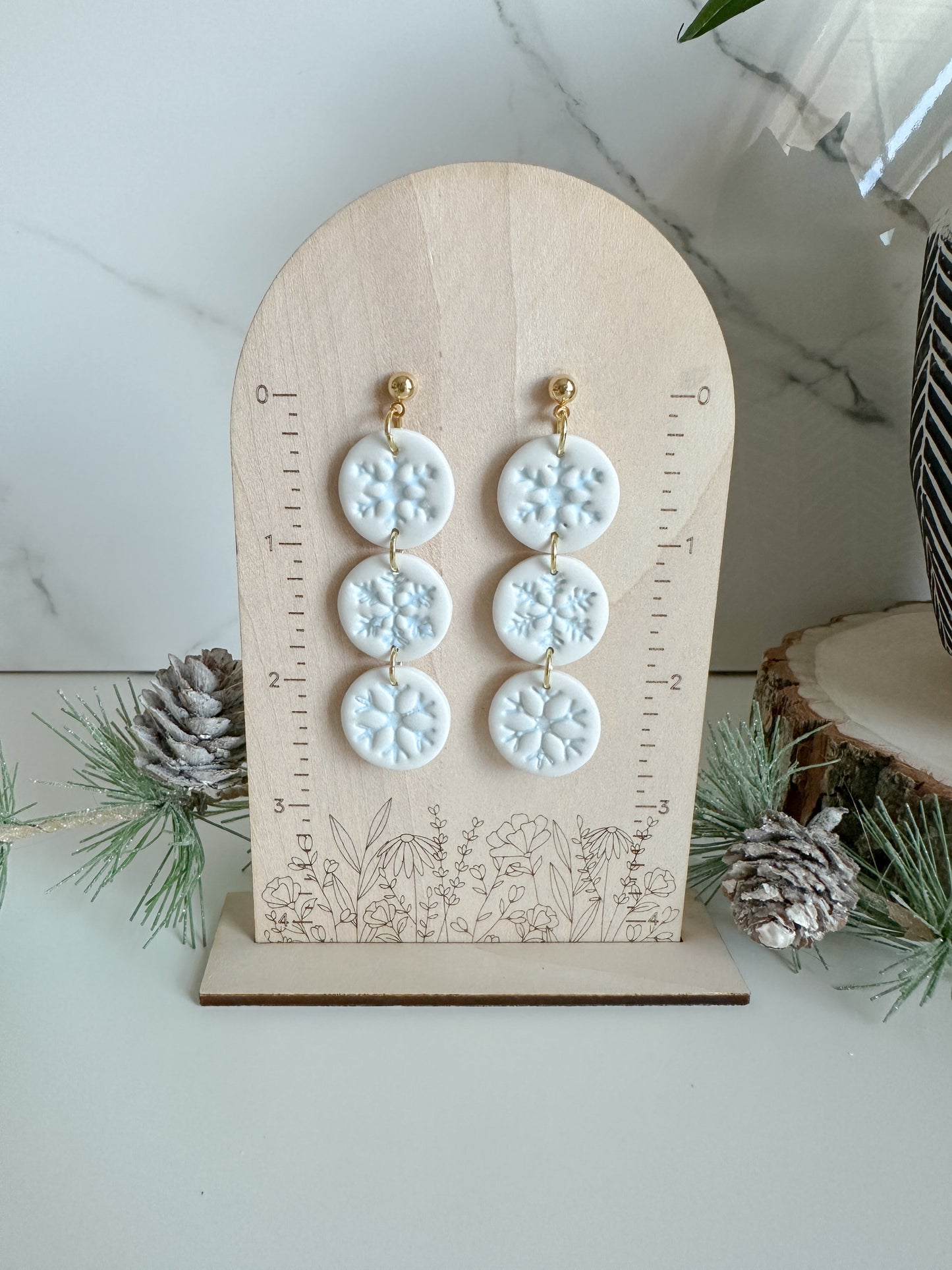 Snowflake Trio Earrings