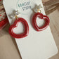 Hollow Heart Earrings