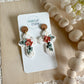 Blooming Faith Cross Earrings