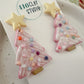 Pinkmas Tree Earrings