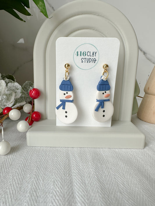 Cool Snowman Earrings