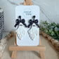 Draped Ghost Earrings