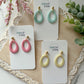 Hollow Teardrop Earrings (two sizes three color options)