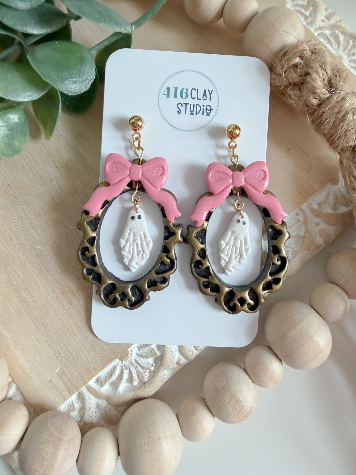 Ghostly Frame Earrings