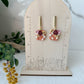 Floral Pumpkin Earrings
