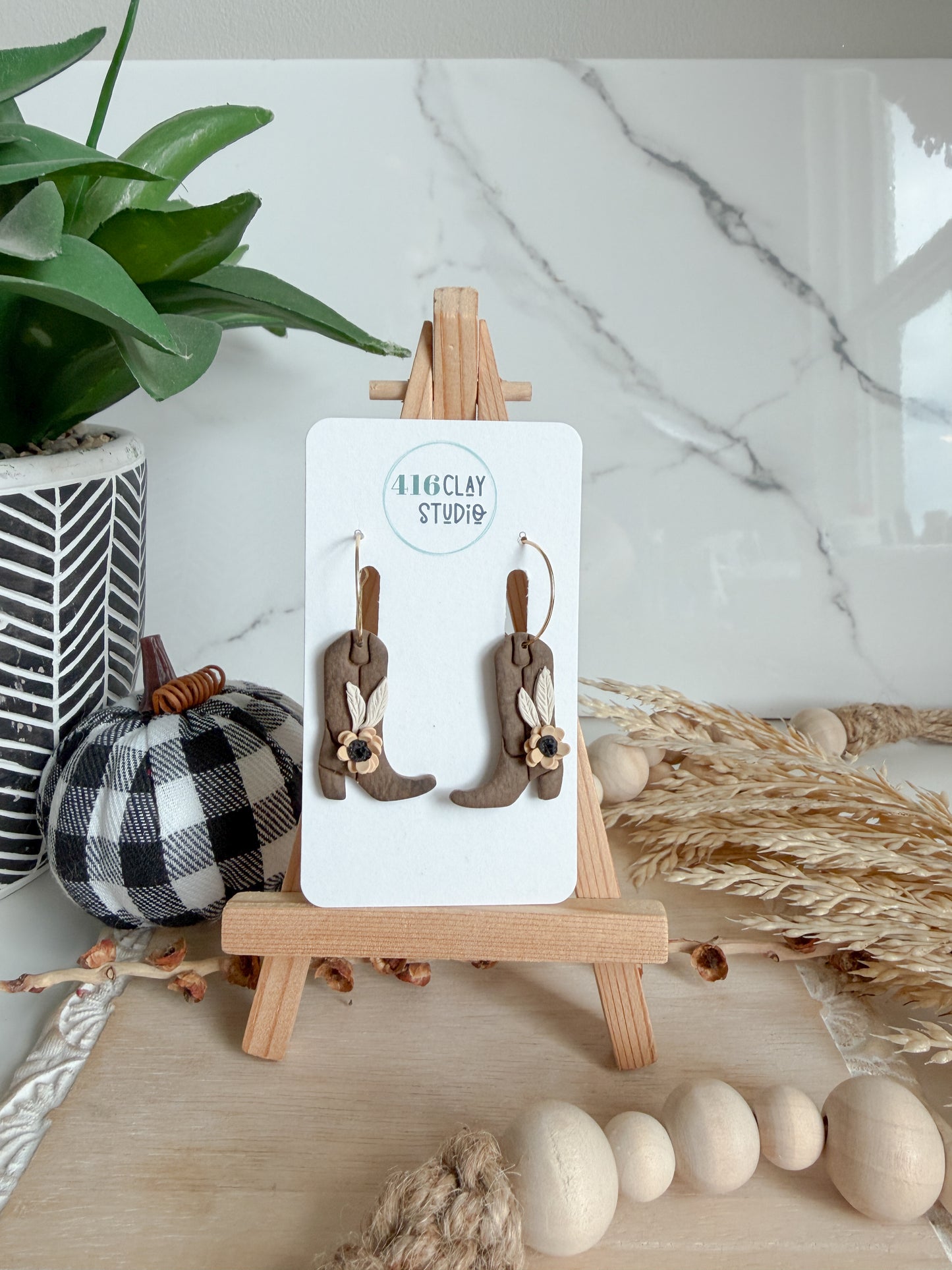Garden Boot Earrings