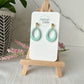 Hollow Teardrop Earrings (two sizes three color options)