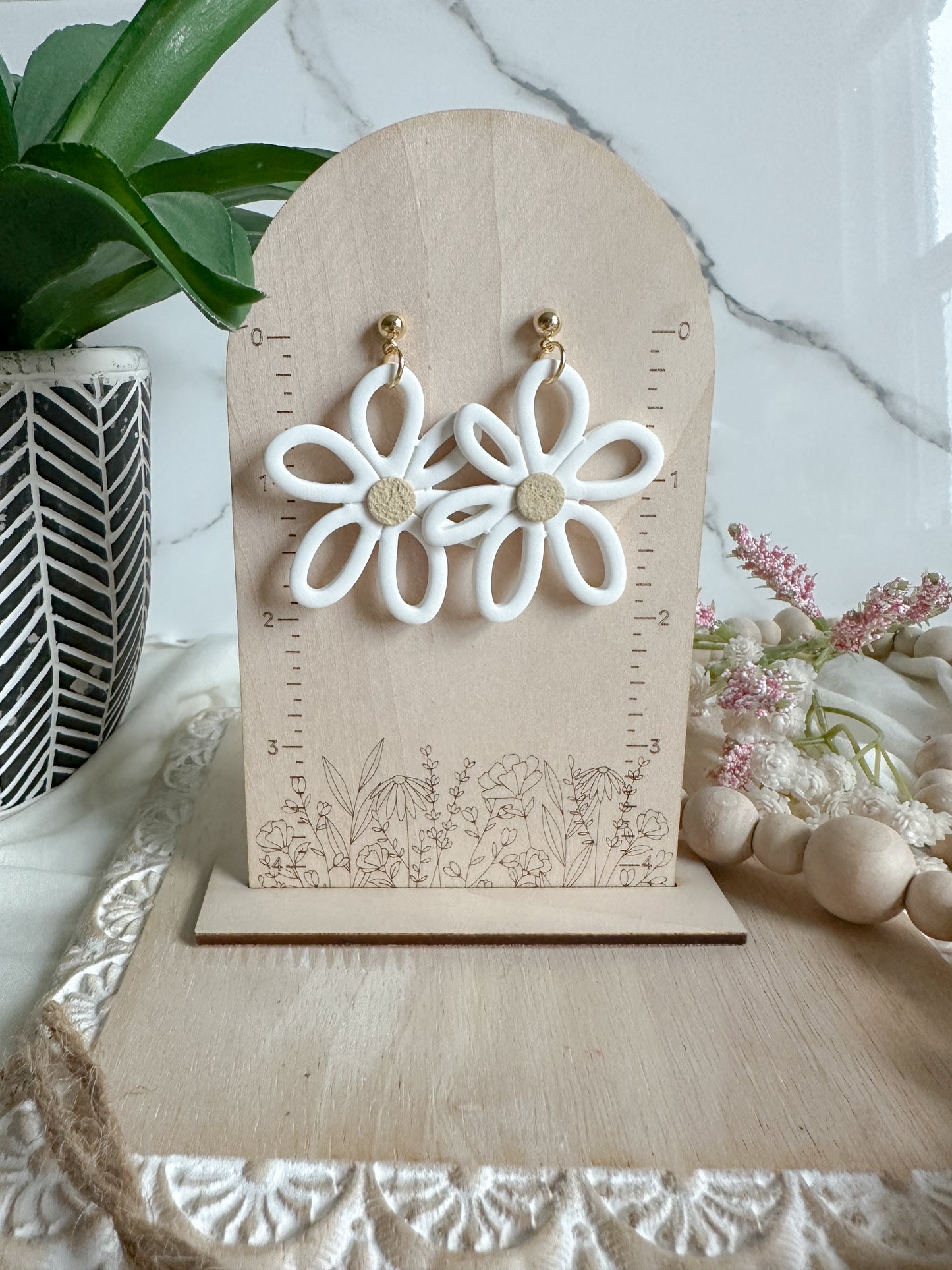Big Daisy Earrings (two colors)