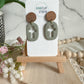 Cutout Cross Earrings (three color options)