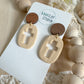 Cutout Cross Earrings (three color options)