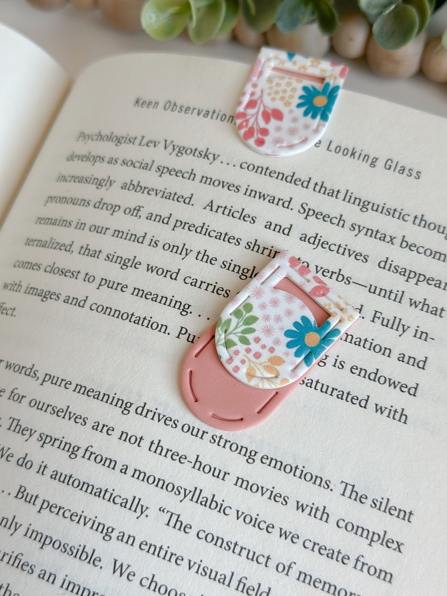 Patterned Polymer Clay  Bookmarks