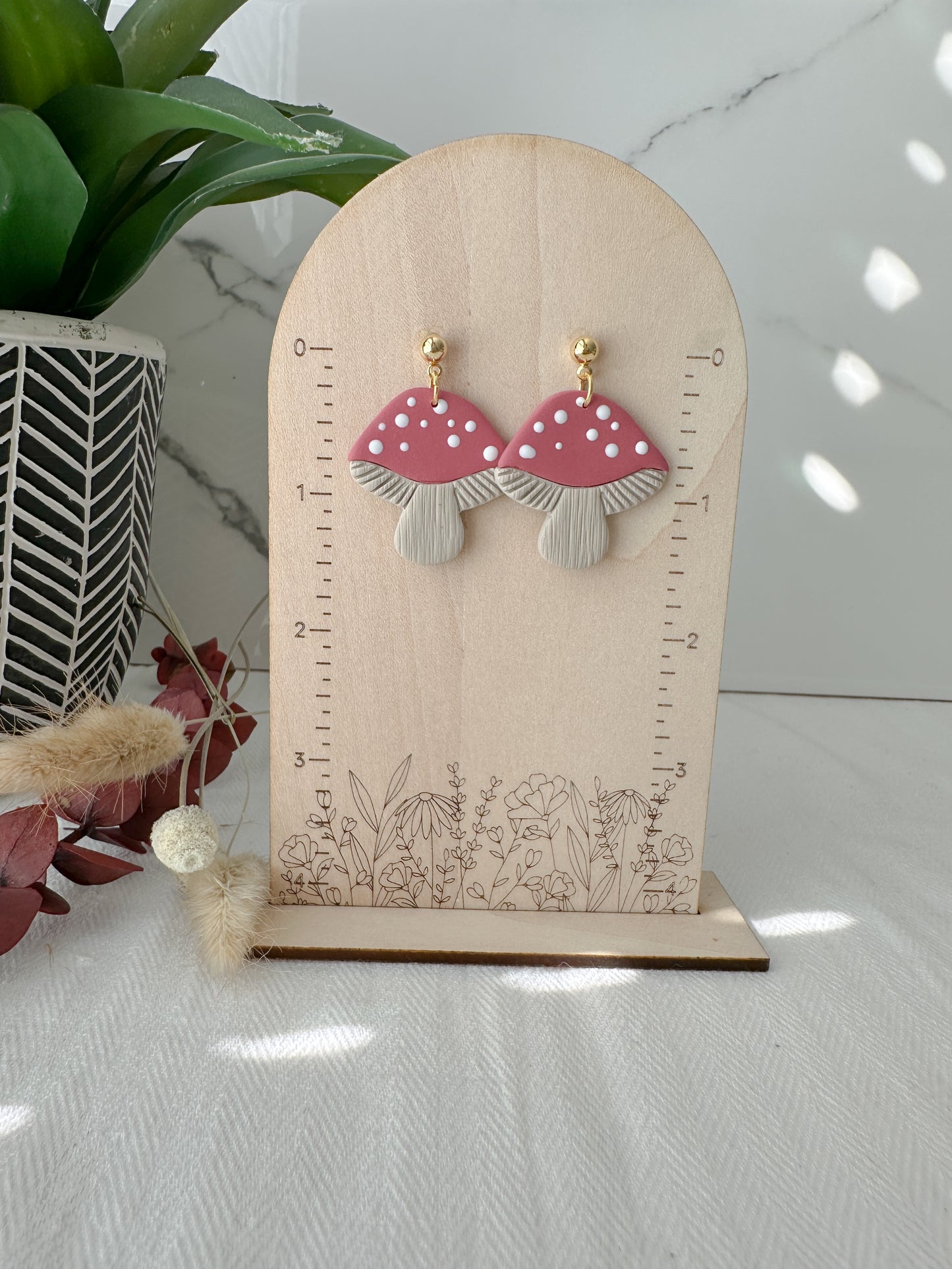 Mushroom Earrings