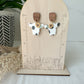 Cow Dangle Earrings
