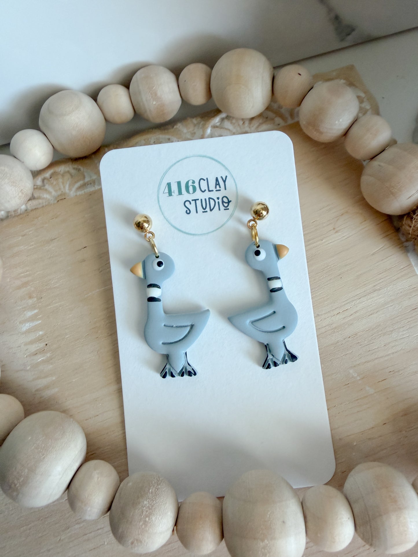 Silly Bird Earrings