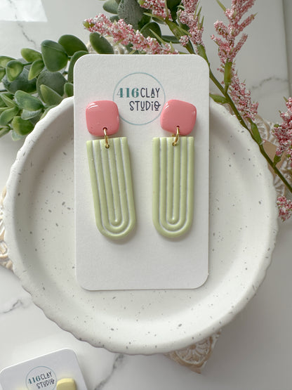 Long Arch Earrings (three color options)