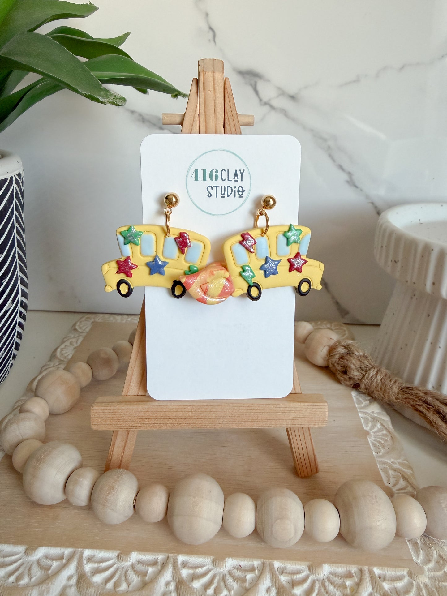 The Shape-Shifting Bus Earrings