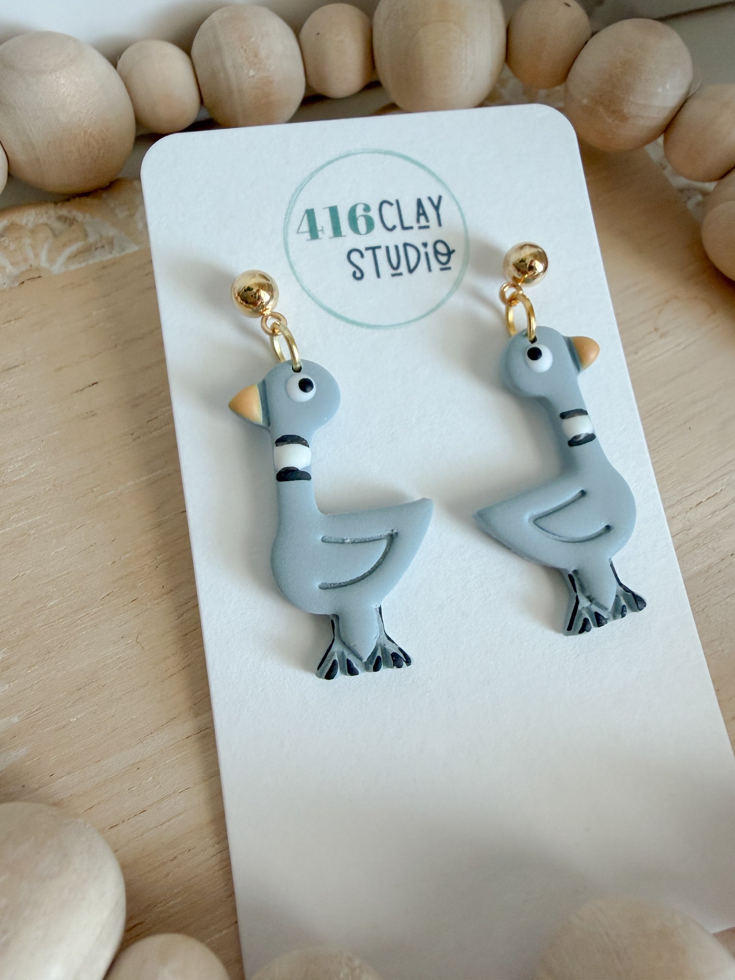 Silly Bird Earrings