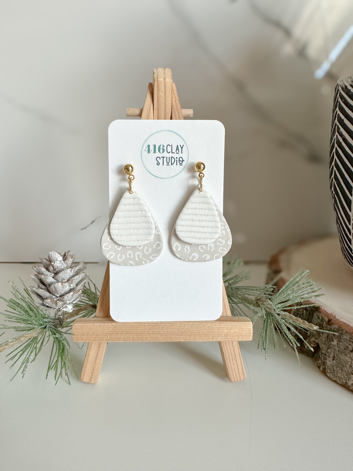 Layered Teardrop Earrings