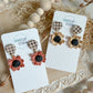 Autumn Flower Dangle Earrings