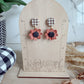 Autumn Flower Dangle Earrings
