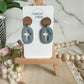 Cutout Cross Earrings (three color options)