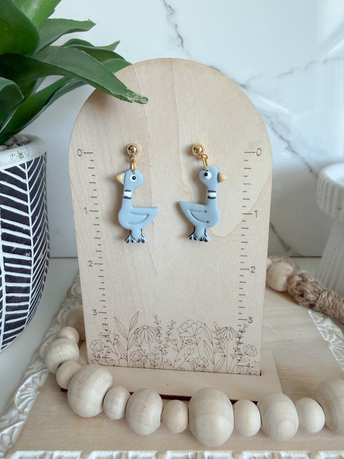 Silly Bird Earrings
