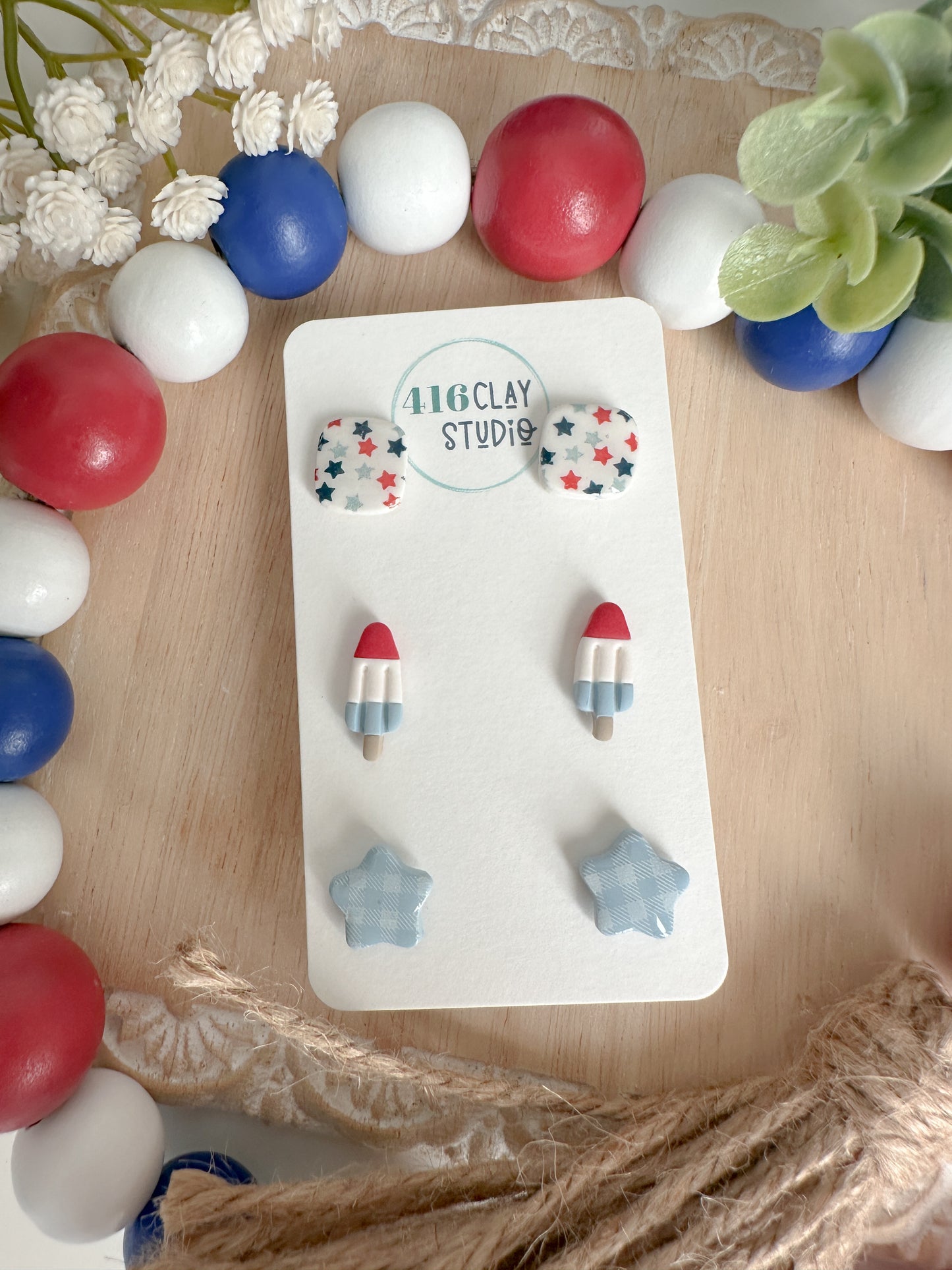 All American Charm Stud Pack
