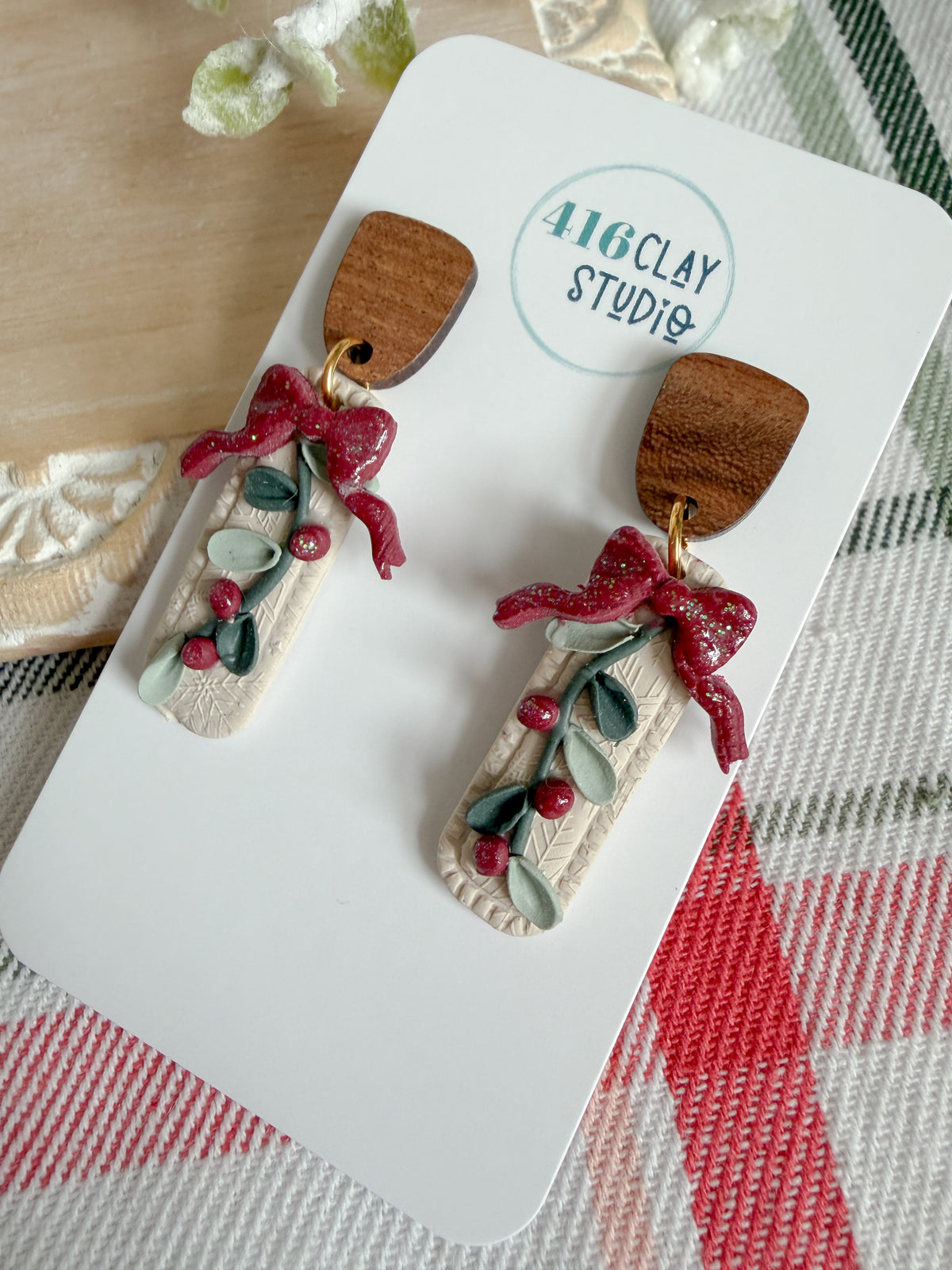 Mistletoe Earrings