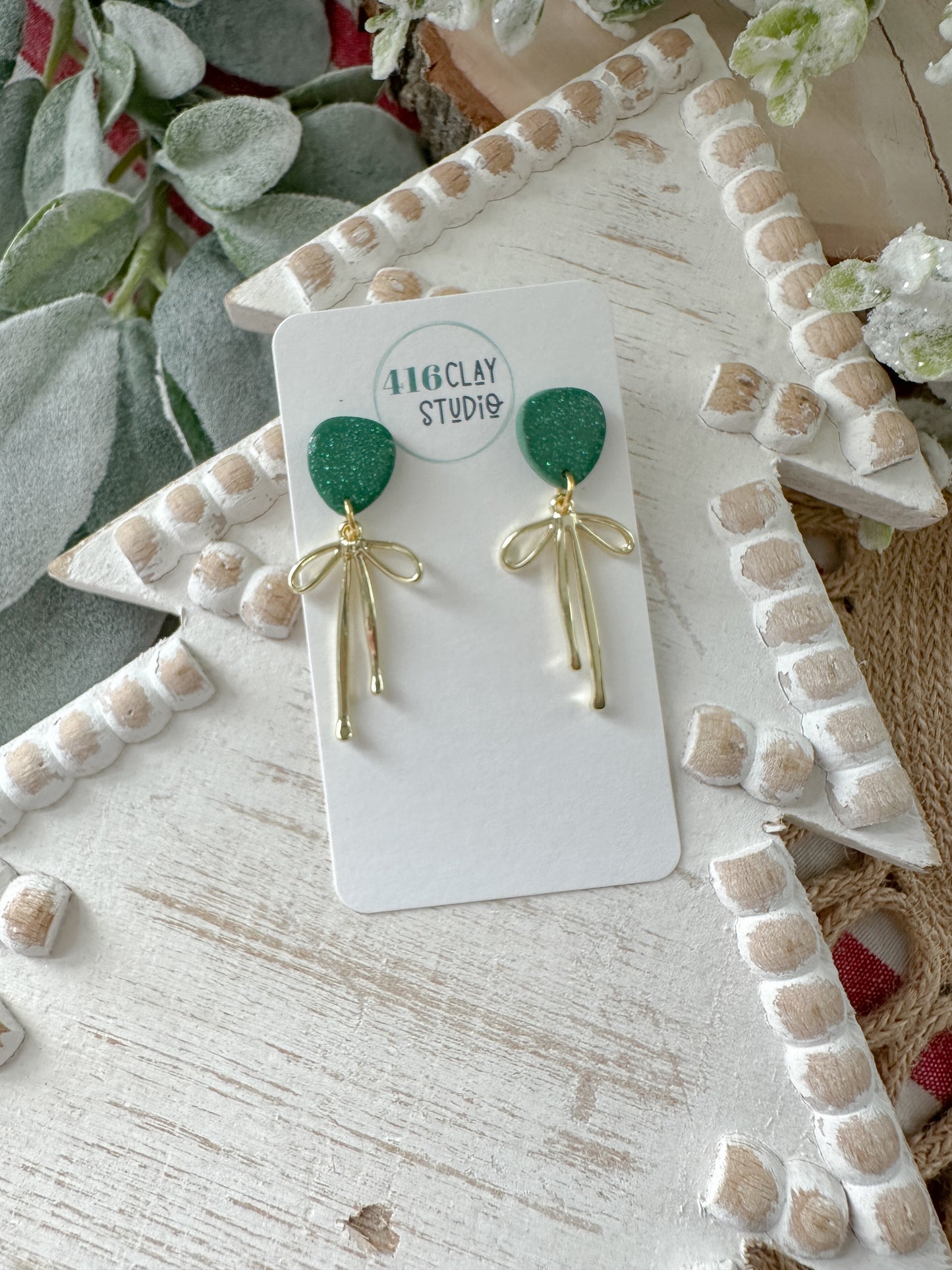 Festive Bow Earrings