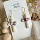 Grace in Bloom Cross Earrings