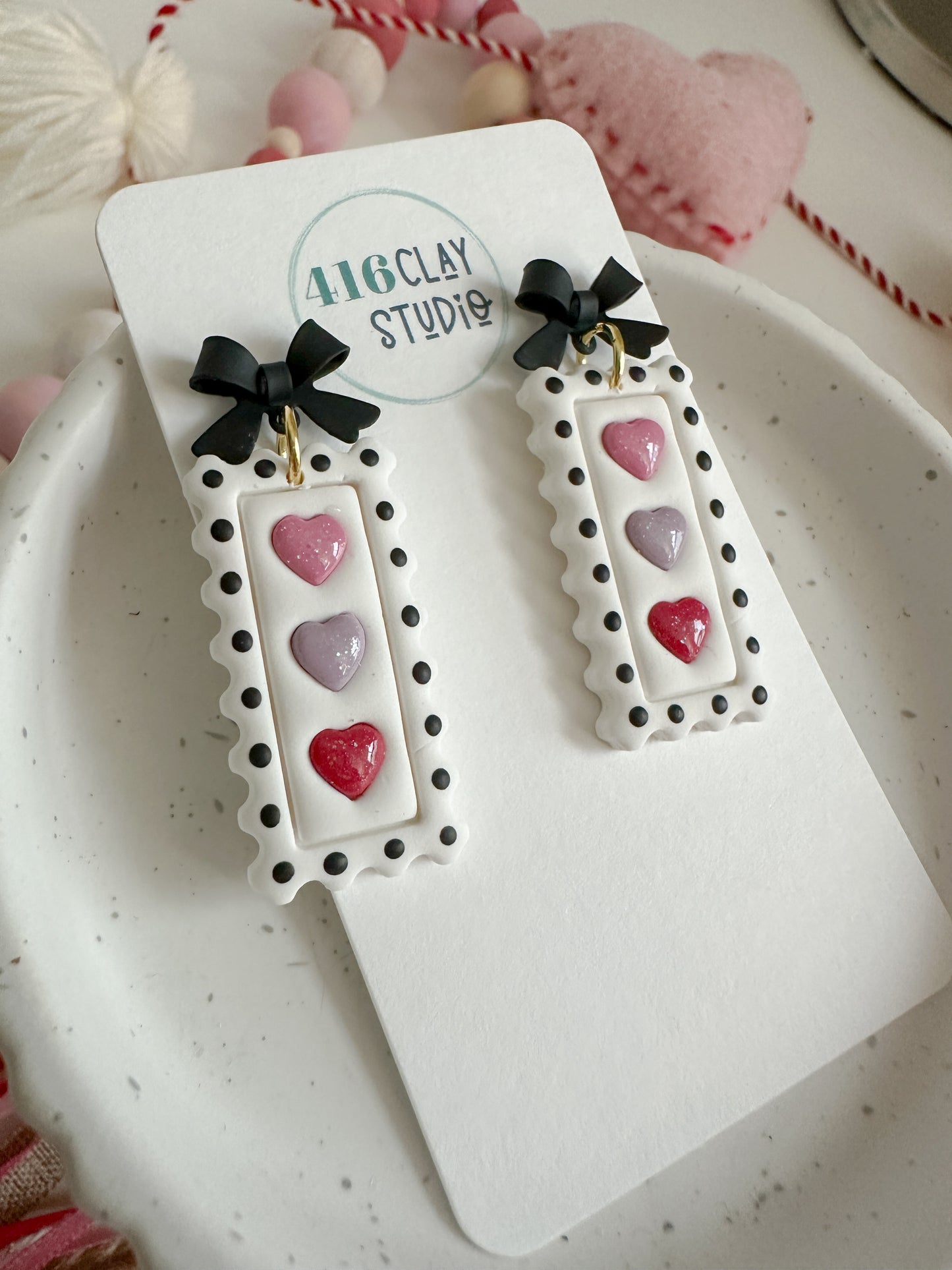 Sweetheart Stamp Earrings