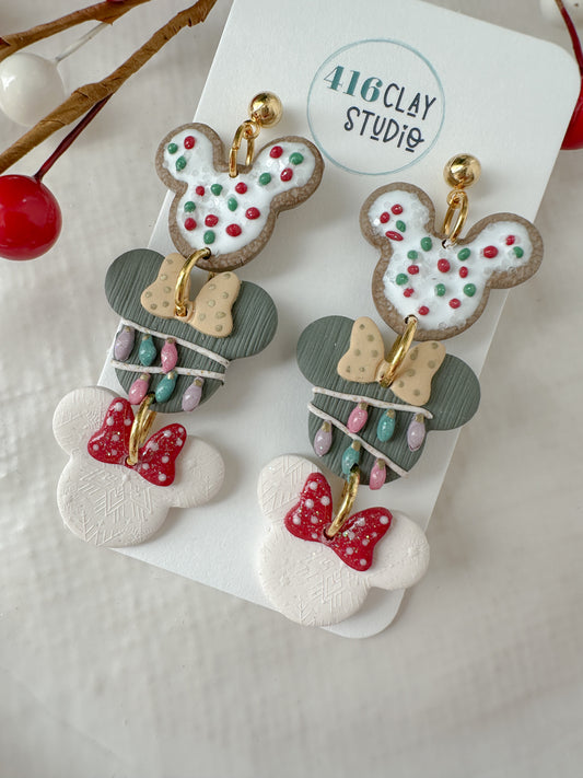 Holiday Mouse Magic Earrings