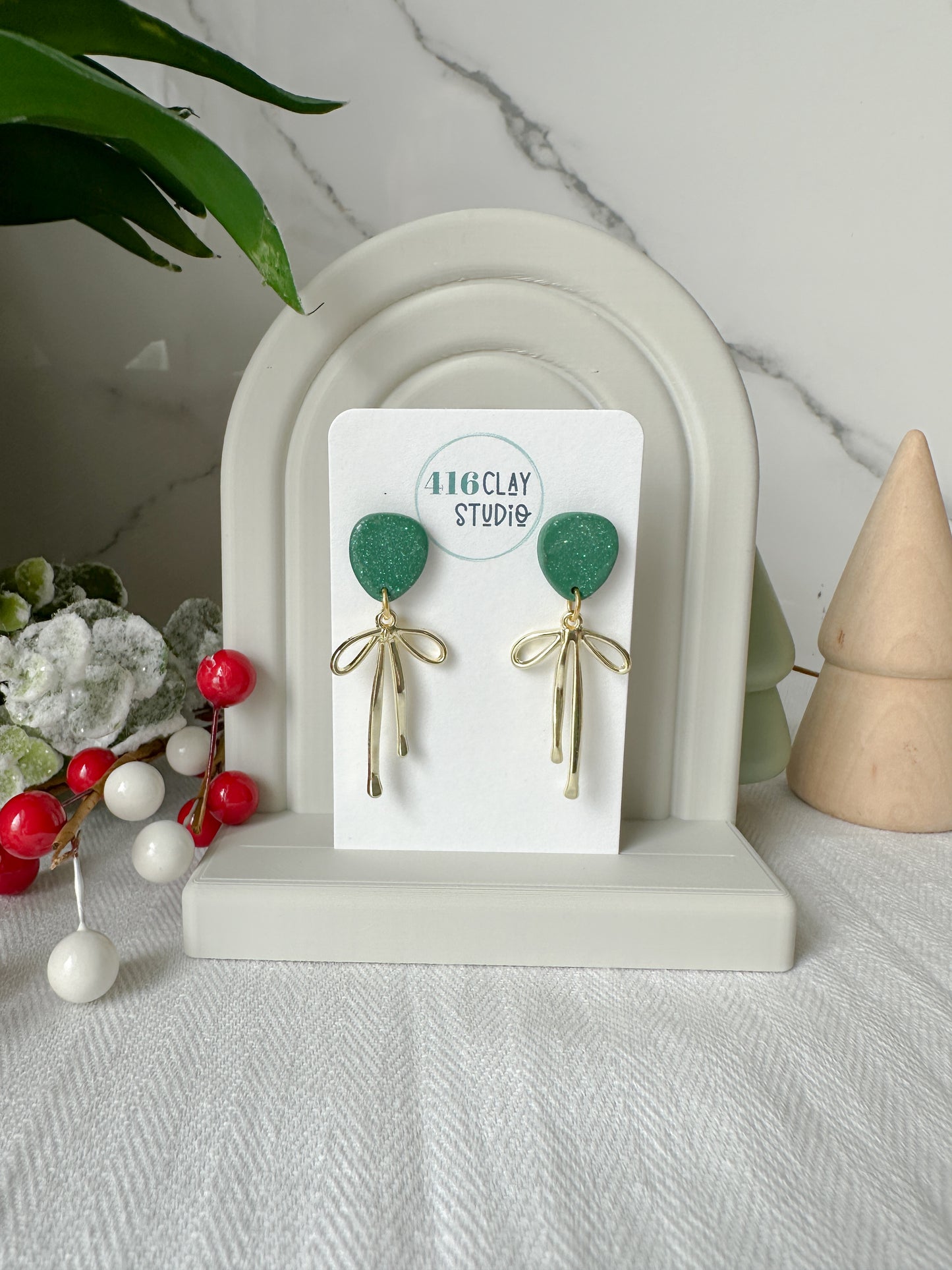 Festive Bow Earrings