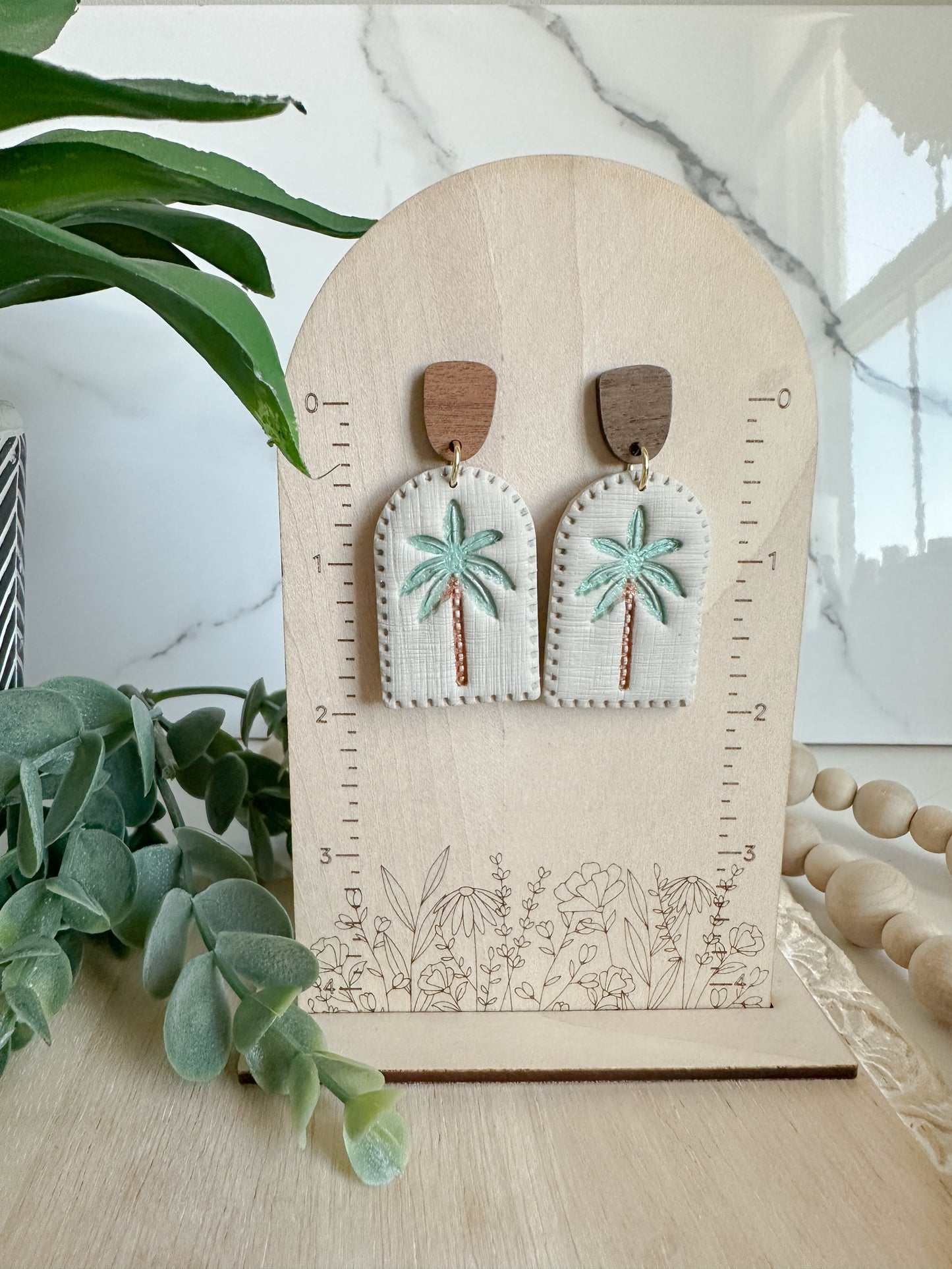 Palm Tree Earrings