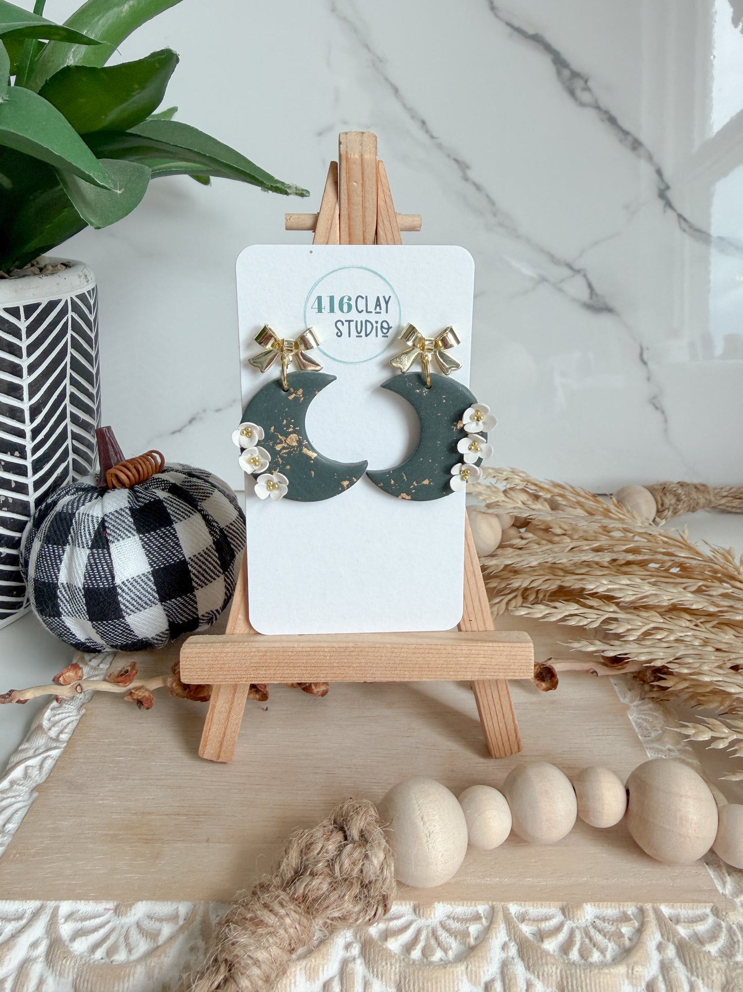 Midnight Moon Earrings