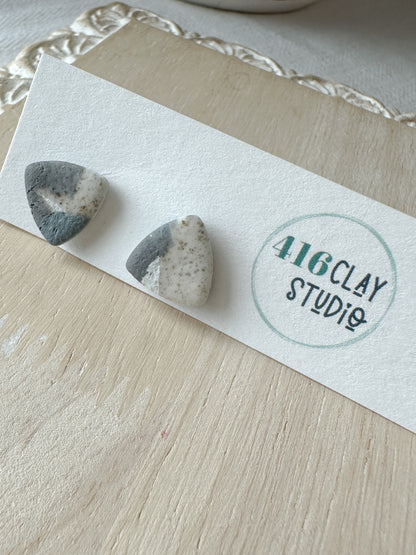 Faux Stone Stud Earrings