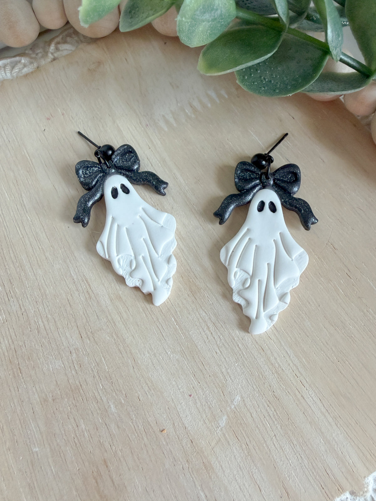Draped Ghost Earrings