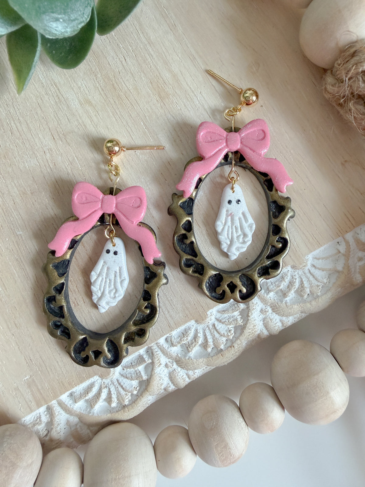 Ghostly Frame Earrings
