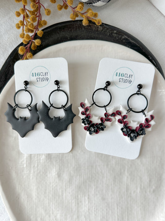 Bat Earrings (Two Styles)