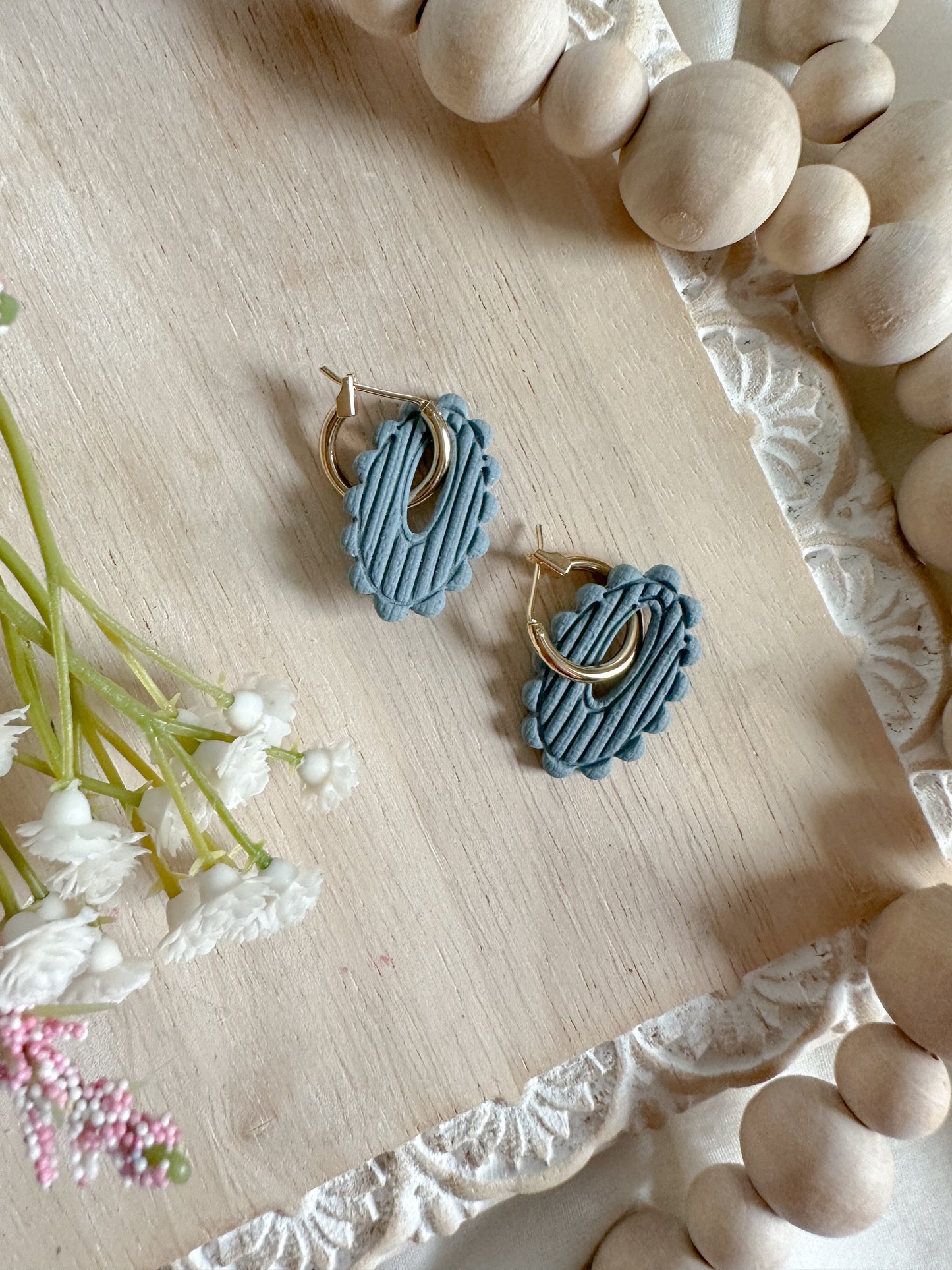 Boho Spring Charm Earrings (five color options)