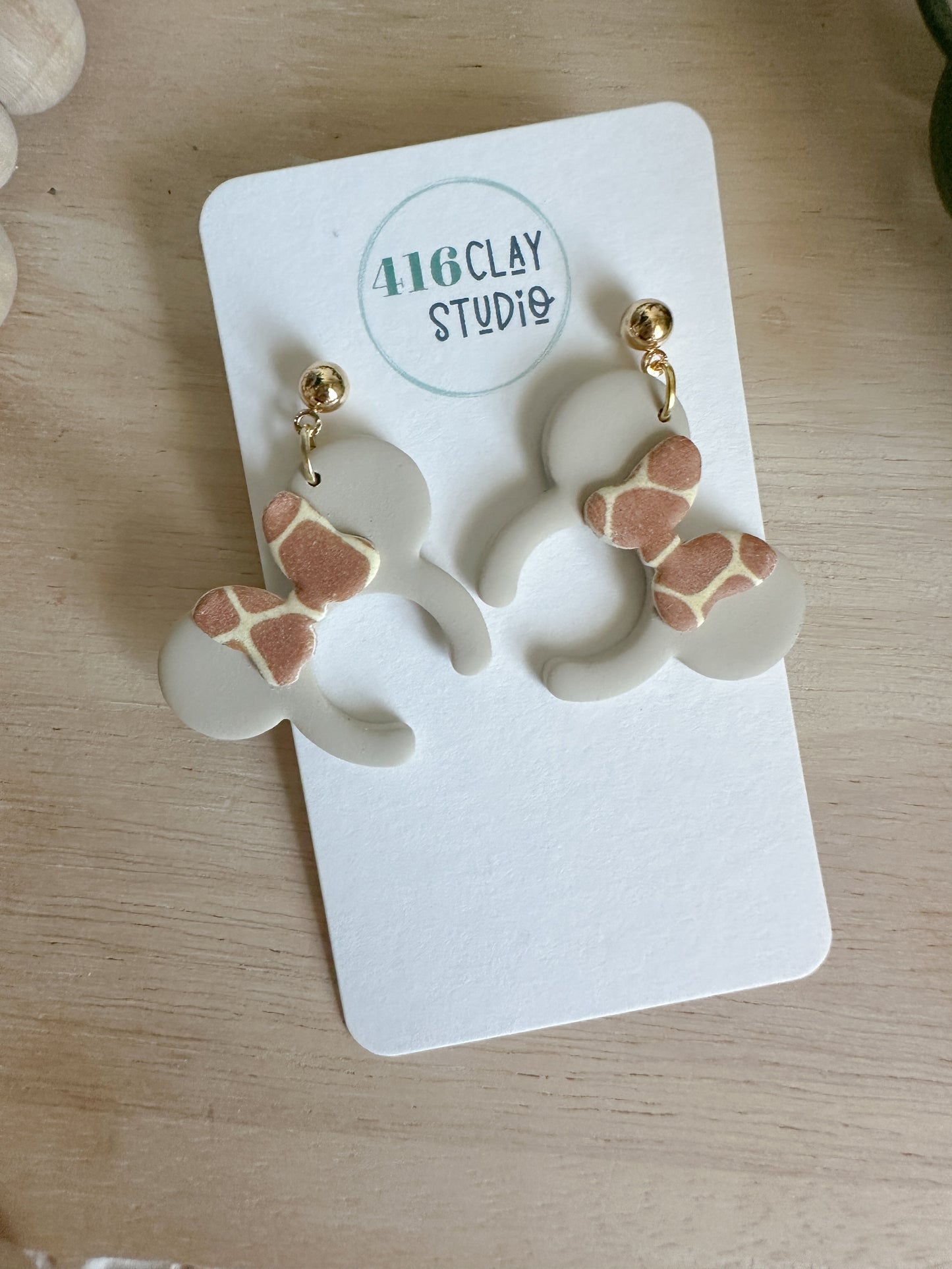 Giraffe Mouse Ear Headband