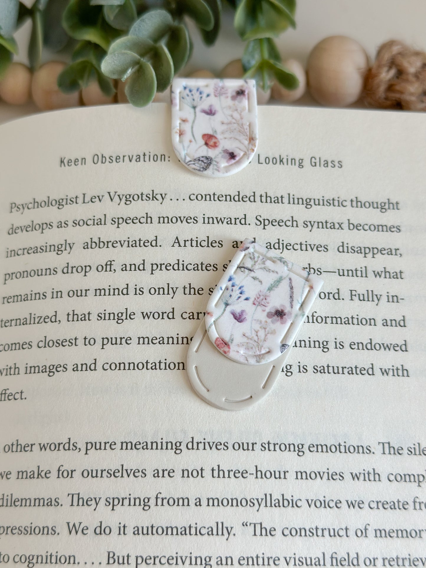 Patterned Polymer Clay  Bookmarks