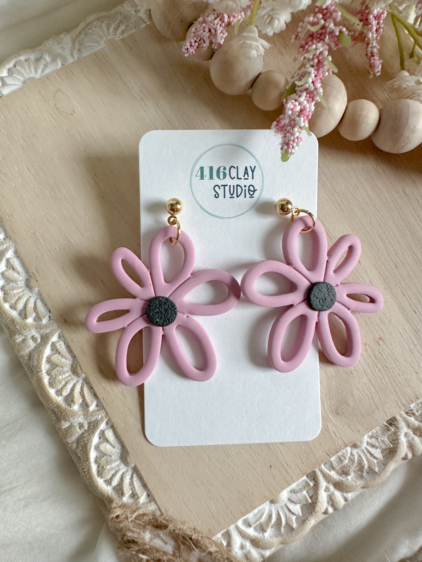 Big Daisy Earrings (two colors)