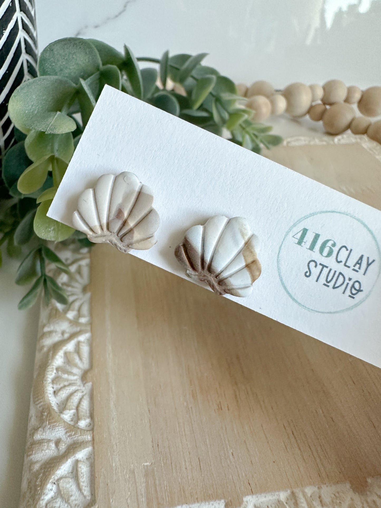 Beach Stud Earrings