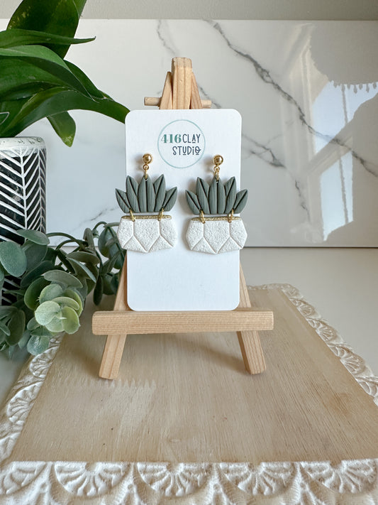 Succulent Earrings