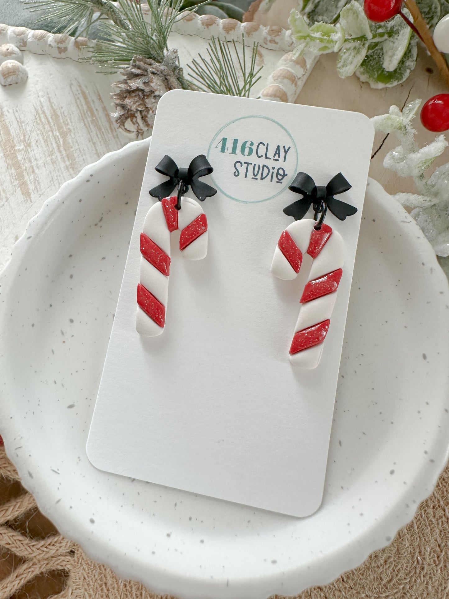 Candy Cane Earrings