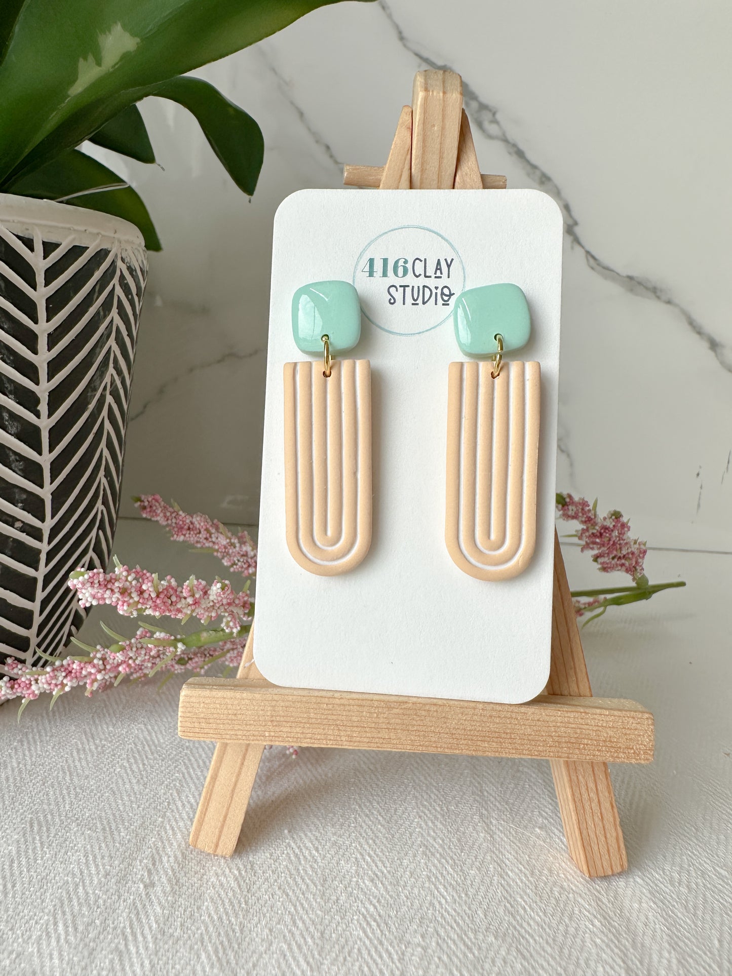 Long Arch Earrings (three color options)