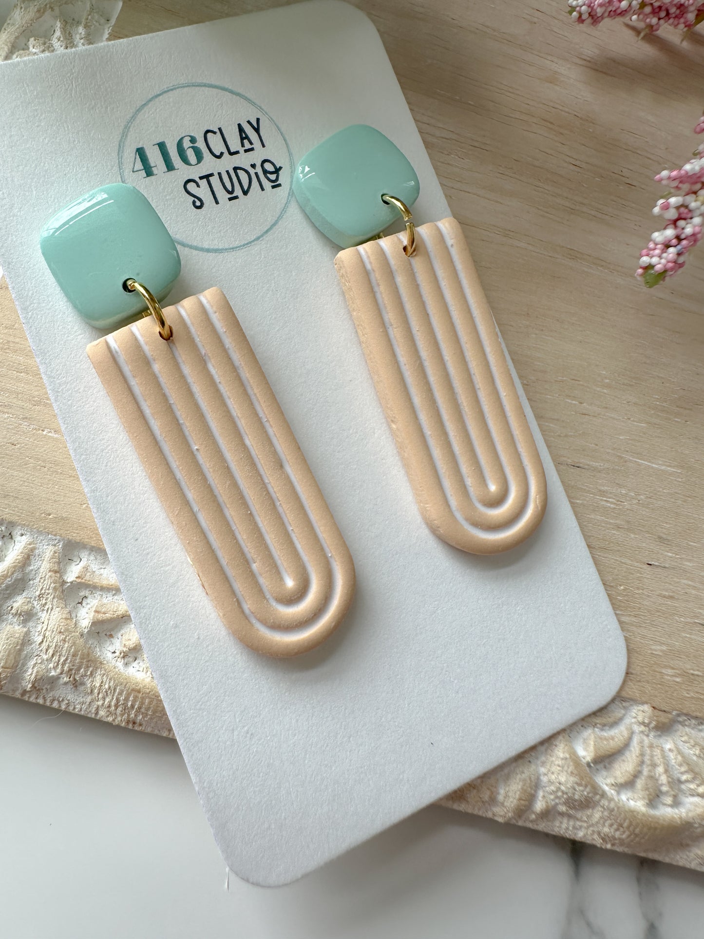 Long Arch Earrings (three color options)