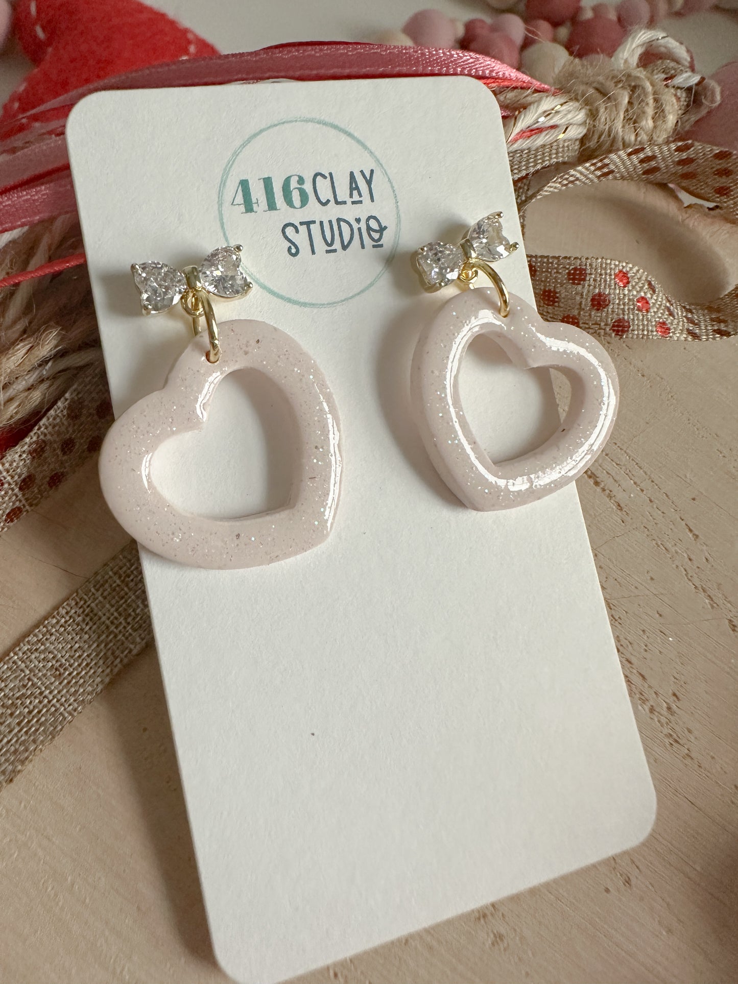 Hollow Heart Earrings